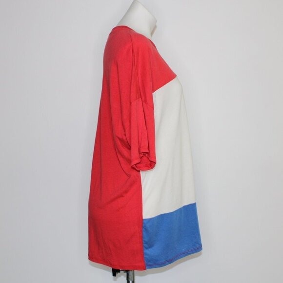 Revolve Michael Lauren Tricolor Short Sleeve Top - Picture 3 of 5